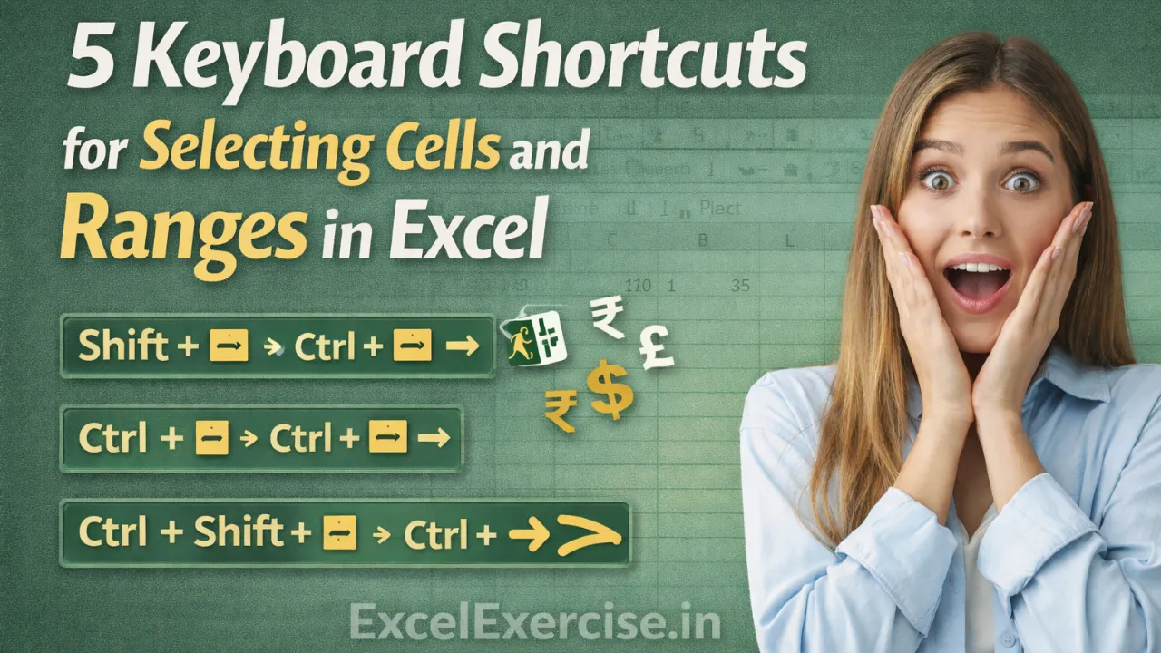 5 Keyboard Shortcuts for Selecting Cells and Ranges in Excel
